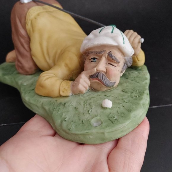 Vintage Arnart Golf Figurine Whimsical Fun Ceramic Statue Taiwan R.O.C. - Picture 3 of 9